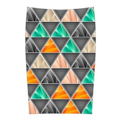 Abstract Geometric Triangle Shape Velvet Midi Pencil Skirt by Nexatart