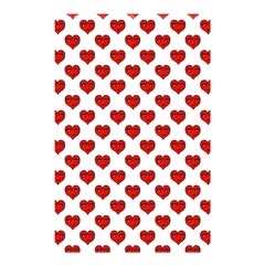 Emoji Heart Shape Drawing Pattern Shower Curtain 48  X 72  (small)  by dflcprints