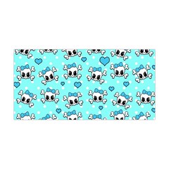 Cute Skull Yoga Headband by Valentinaart