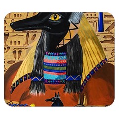 Anubis Double Sided Flano Blanket (small)  by dawnsiegler