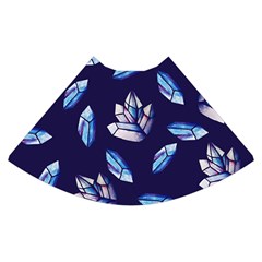 Mystic Crystals Witchy Vibes  High Waist Skirt by BubbSnugg