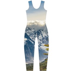 Snowy Andes Mountains, El Chalten Argentina Onepiece Catsuit by dflcprints