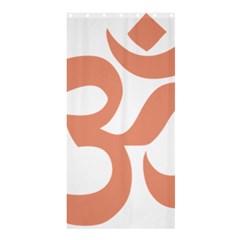 Hindu Om Symbol (salmon) Shower Curtain 36  X 72  (stall)  by abbeyz71