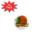 Cactus - free hugs 1  Mini Magnet (10 pack) 