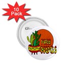 Cactus - free hugs 1.75  Buttons (10 pack)