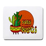 Cactus - free hugs Large Mousepads