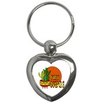Cactus - free hugs Key Chains (Heart) 