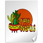 Cactus - free hugs Canvas 12  x 16  