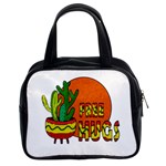 Cactus - free hugs Classic Handbags (2 Sides)