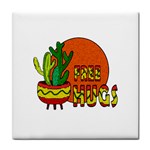 Cactus - free hugs Face Towel