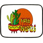Cactus - free hugs Fleece Blanket (Mini)
