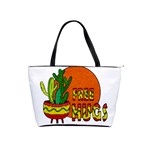 Cactus - free hugs Shoulder Handbags
