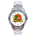 Cactus - free hugs Stainless Steel Analogue Watch