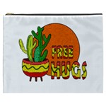 Cactus - free hugs Cosmetic Bag (XXXL) 