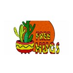Cactus - free hugs Satin Wrap