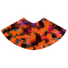 Orange Texture                  Skater Skirt by LalyLauraFLM
