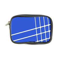 Line Stripes Blue Coin Purse by Mariart
