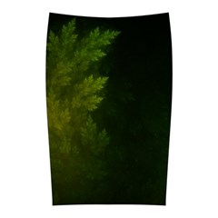 Beautiful Fractal Pines In The Misty Spring Night Velvet Midi Pencil Skirt by jayaprime