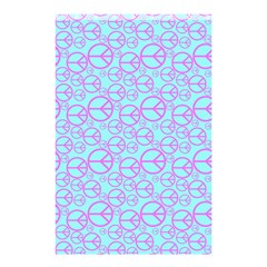 Peace Sign Backgrounds Shower Curtain 48  X 72  (small)  by BangZart