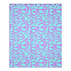 Peace Sign Backgrounds Shower Curtain 60  X 72  (medium)  by BangZart