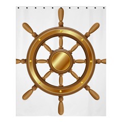 Boat Wheel Transparent Clip Art Shower Curtain 60  X 72  (medium) 