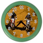 Motorsport  Color Wall Clocks