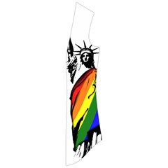 Pride Statue Of Liberty  Drape Collar Cardigan by Valentinaart