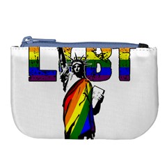 Lgbt New York Large Coin Purse by Valentinaart