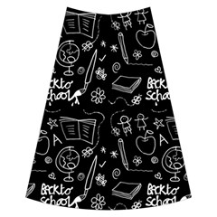 Back To School Full Length Maxi Skirt by Valentinaart