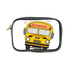 Back To School - School Bus Coin Purse by Valentinaart