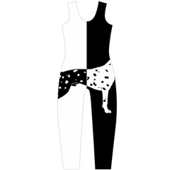 Dalmatian Dog Onepiece Catsuit by Valentinaart