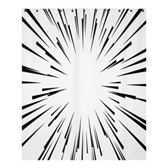 Line Black Sun Arrow Shower Curtain 60  X 72  (medium)  by Mariart