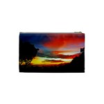 Sunset Mountain Indonesia Adventure Cosmetic Bag (Small)  Back