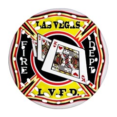 Las Vegas Fire Department Ornament (round Filigree) by OregonBigfootShirts
