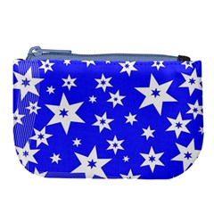 Star Background Pattern Advent Large Coin Purse by Celenk