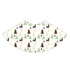 Reindeer Tree Forest A-line Skirt by patternstudio