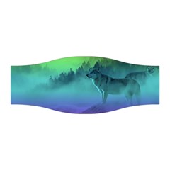 Yellowstone Wolfs Sunset Stretchable Headband by PodArtist