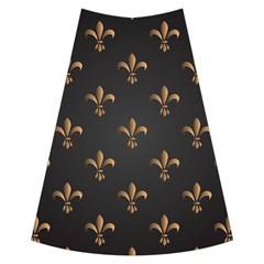 Fleur De Lis Full Length Maxi Skirt by NouveauDesign