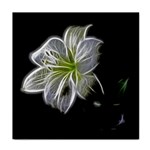 White Lily Flower Nature Beauty Face Towel Front