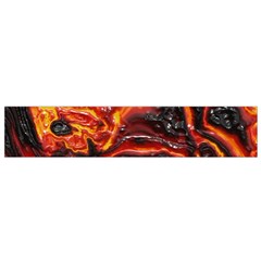 Lava Active Volcano Nature Small Flano Scarf by Alisyart