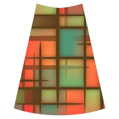 Background Abstract Colorful Full Length Maxi Skirt by Nexatart