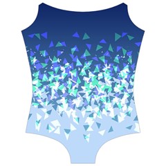 Blue Disintegrate Camisole Leotard  by jumpercat
