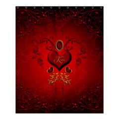 Wonderful Hearts, Kisses Shower Curtain 60  X 72  (medium)  by FantasyWorld7