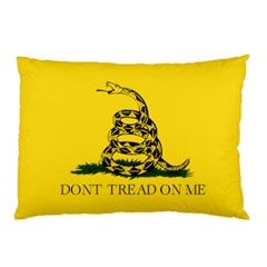 Gadsden Flag Don t Tread On Me Pillow Case (two Sides) by snek