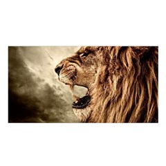 Roaring Lion Satin Shawl by Nexatart