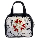 Love Love hearts Classic Handbags (2 Sides)