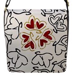 Love Love hearts Flap Messenger Bag (S)