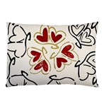 Love Love Hearts Pillow Case (Two Sides) Back