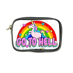 Go To Hell - Unicorn Coin Purse by Valentinaart