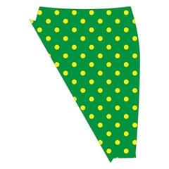 Polkadot Yellow Midi Wrap Pencil Skirt by berwies